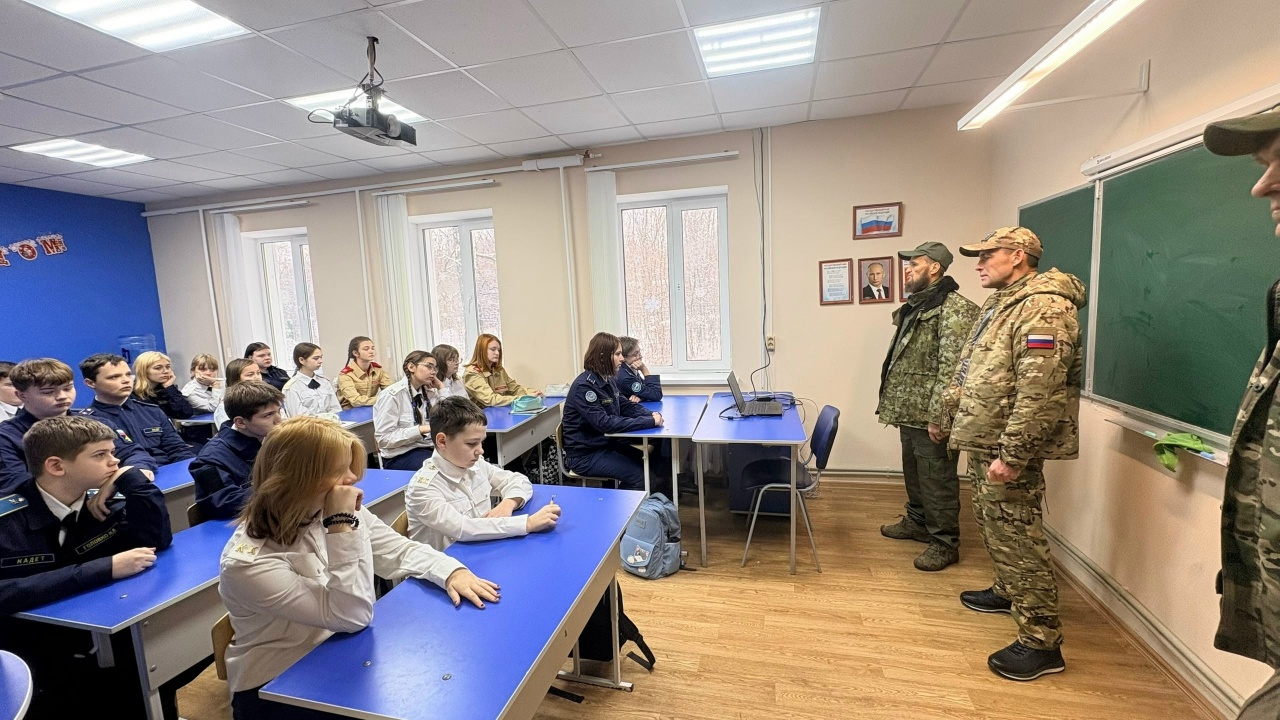 Важная встреча кадетов с фронтовиками