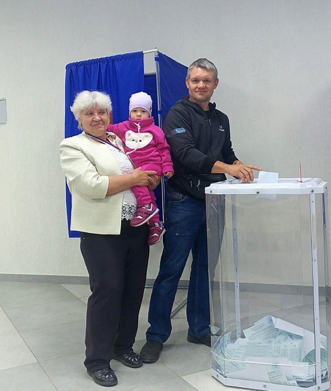 Семейный поход на выборы