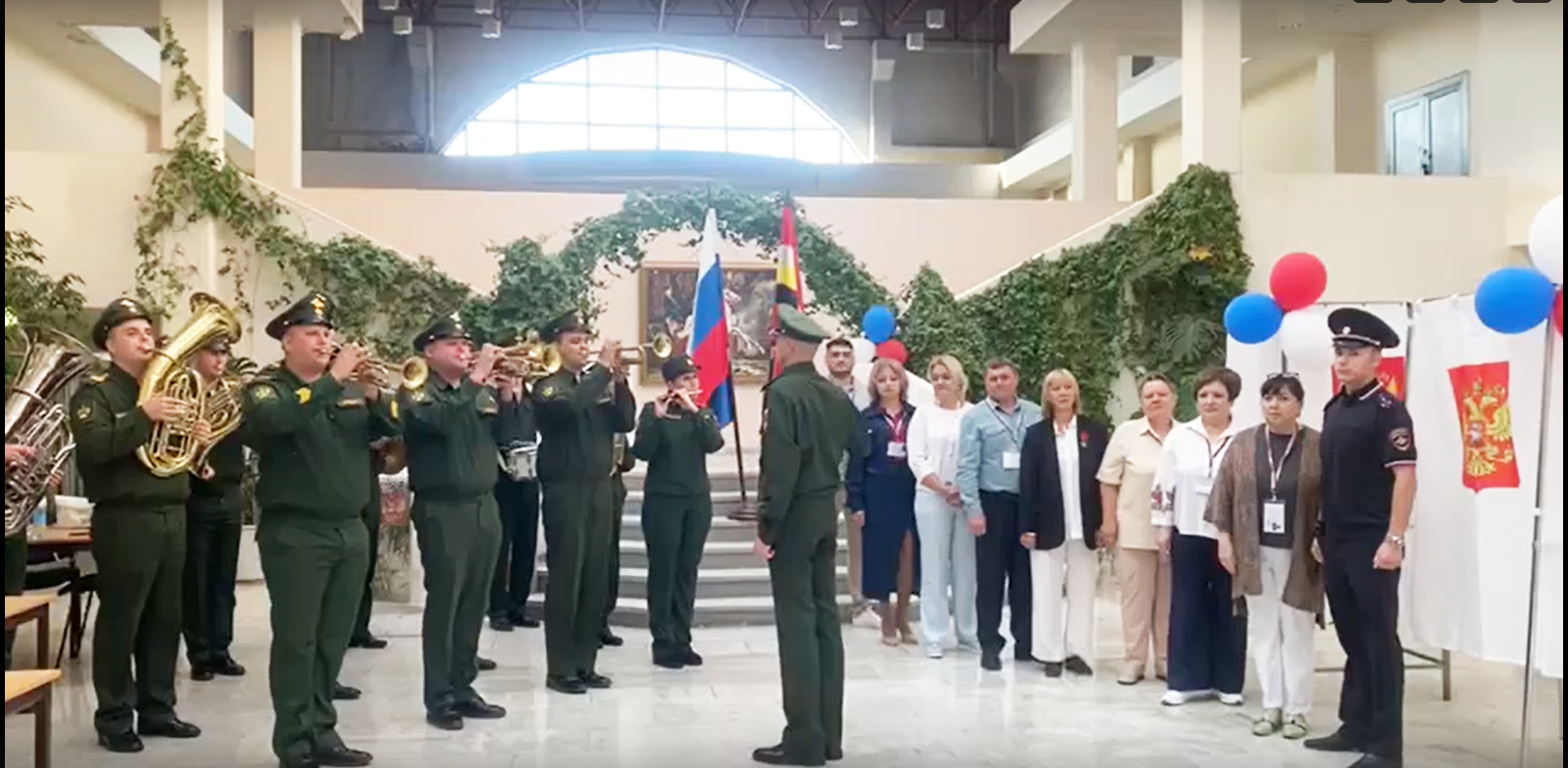 Торжественное открытие участка